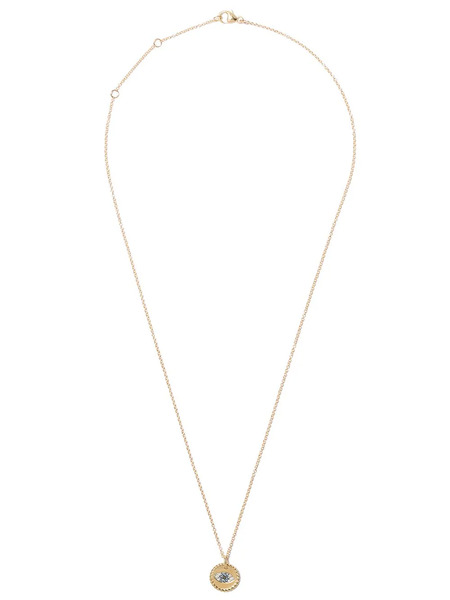  David Yurman Collar Cable Collectibles Evil Eye En Oro Amarillo De 18 Kt Con Diamantes Y Zafiro - Dorado 