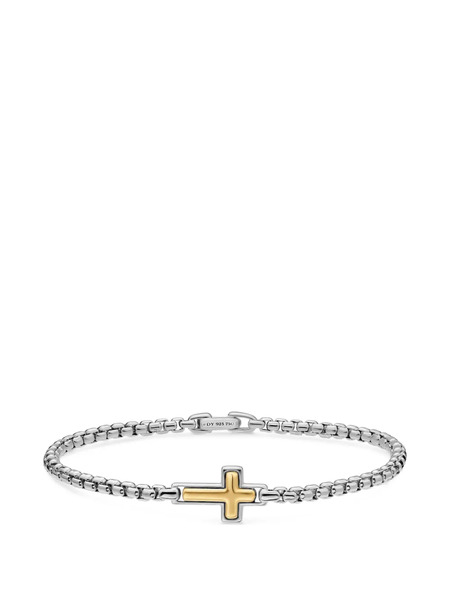  David Yurman Pulsera Cross Station - Plateado 