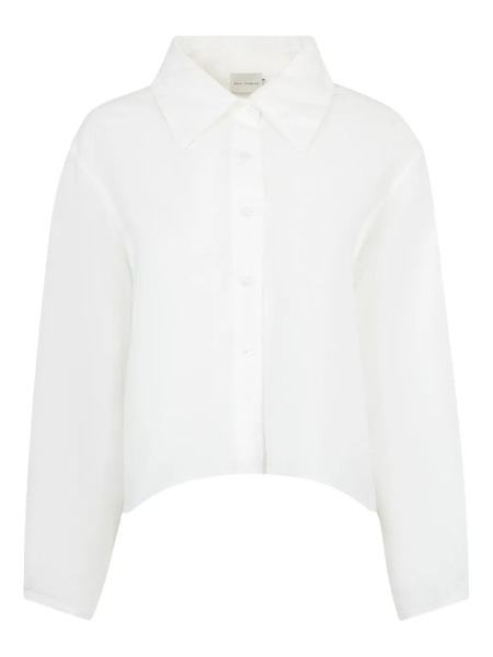  Deiji Studios Camisa Con Cuello De Pico - Blanco 