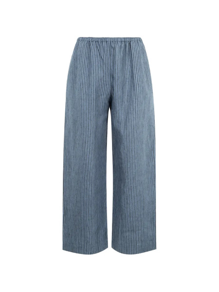  Deiji Studios Pantalones Ease A Rayas - Azul 