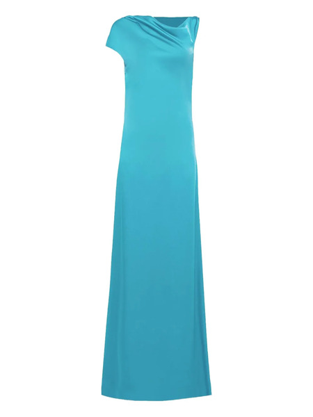  Del Core Off-shoulder Draped Dress - Azul 