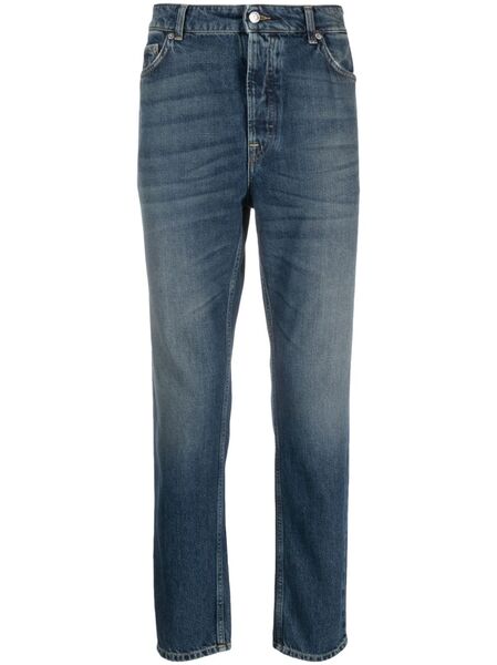  Department 5 Vaqueros Slim Con Aplique Del Logo - Azul 
