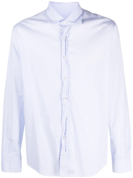  Deperlu Camisa De Manga Larga - Azul 