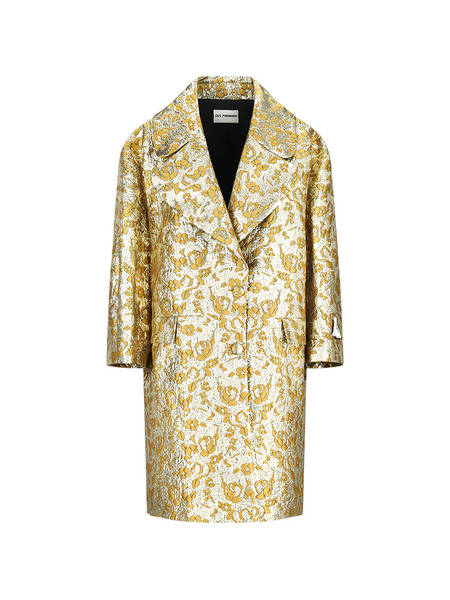  Des Phemmes Abrigo Cocoon - Dorado 