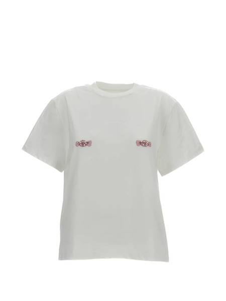  Des Phemmes Camiseta Con Apliques - Blanco 