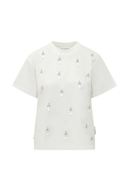  Des Phemmes Camiseta Con Apliques - Blanco 