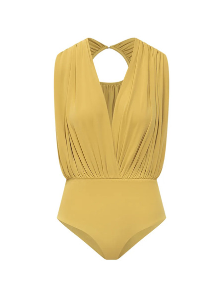  Des Phemmes Top Estilo Capa - Amarillo 