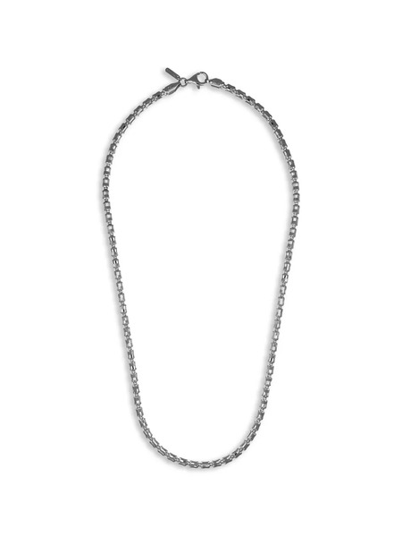  Desmos Collar 4 Barrel Crystal - Plateado 