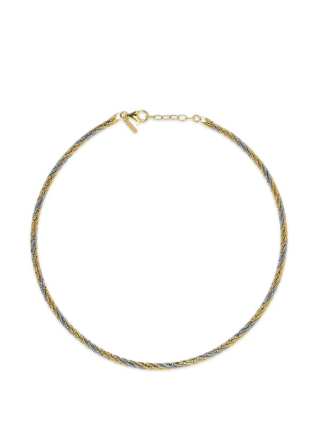  Desmos Collar Spring Twist Con Múltiples Vueltas - Dorado 