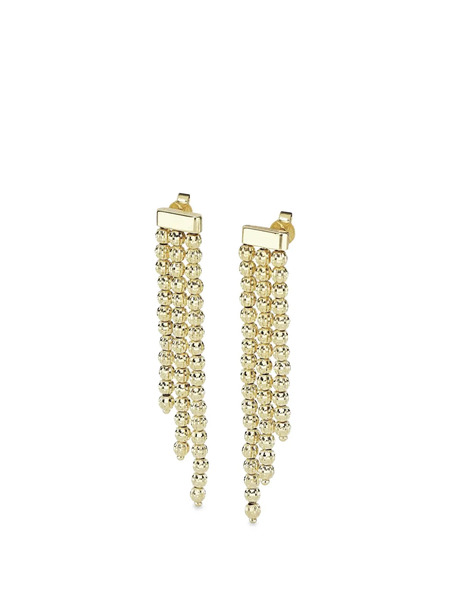  Desmos Pendientes Largos Crystal - Dorado 