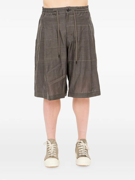  Devoa Bermudas Con Cordón - Marrón 