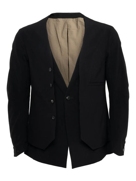  Devoa Blazer De Lana - Negro 