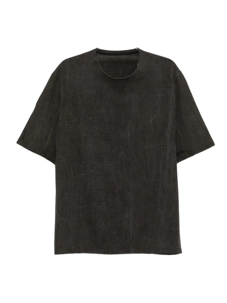  Devoa Camiseta De Algodón A Paneles - Gris 