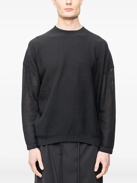  Devoa Jersey De Punto Flojo - Negro 