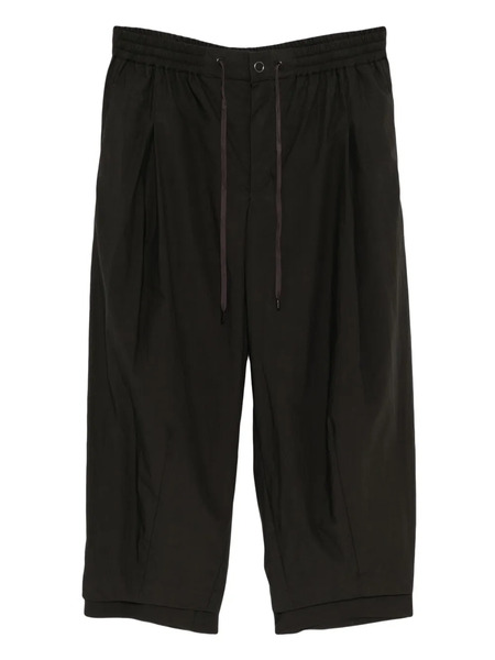  Devoa Pantalones De Algodón - Marrón 
