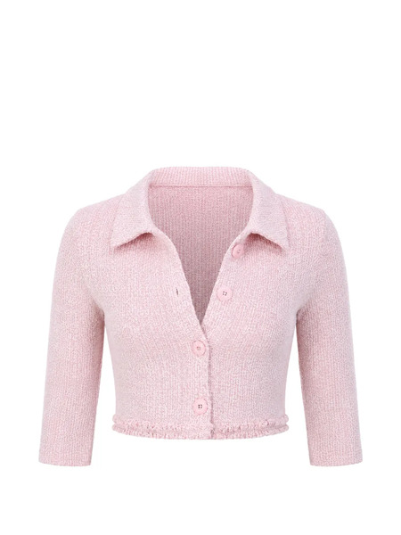  Devon Windsor Chaqueta Corta Texturizada - Rosa 
