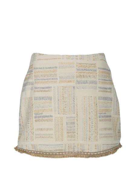  Devon Windsor Moe Mini Skirt - Neutro 