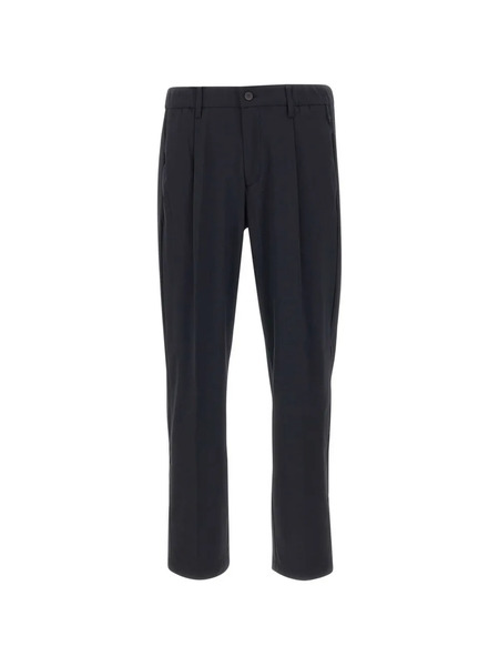  Devore Pantalones Con Cinturilla Elástica - Azul 