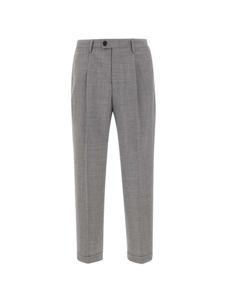  Devore Pantalones De Pinzas - Gris 