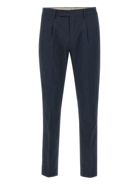  Devore Pantalones Plisados - Azul 