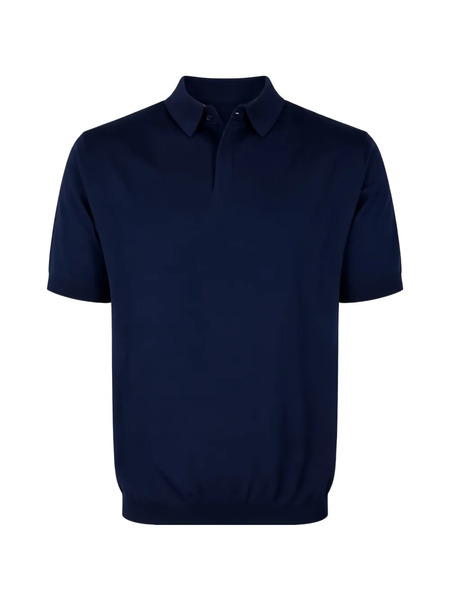  Devore Short-sleeve Polo Shirt - Azul 