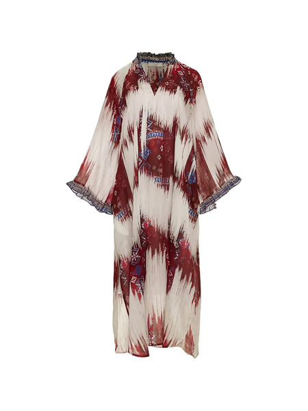  Devotion Vestido Freesia Con Cuello En V - Blanco 