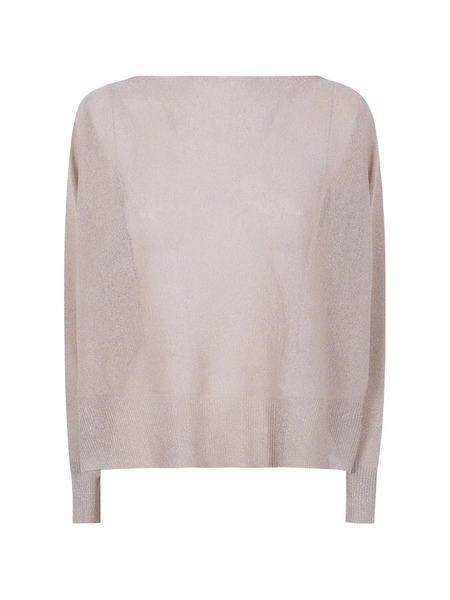  D.exterior Jersey Con Apliques De Lúrex - Neutro 