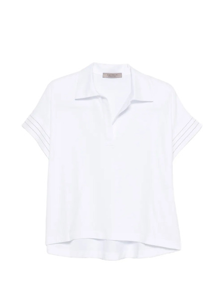  D.exterior Top Con Puños - Blanco 