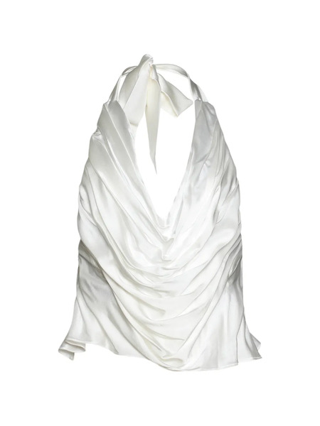  Di Petsa Top Lunar Drapeado - Blanco 