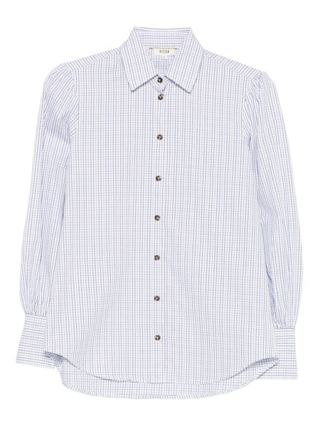  Diega Camisa A Cuadros - Blanco 