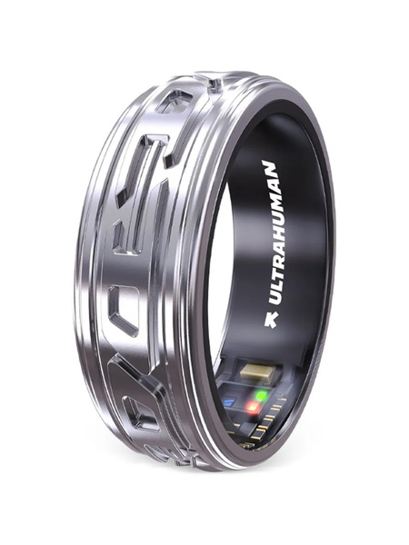  Diesel Anillo Double D - Plateado 