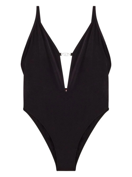  Diesel Body Con Placa Oval D - Negro 
