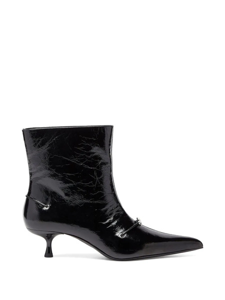  Diesel Botines D-jewels Con Puntera En Punta - Negro 