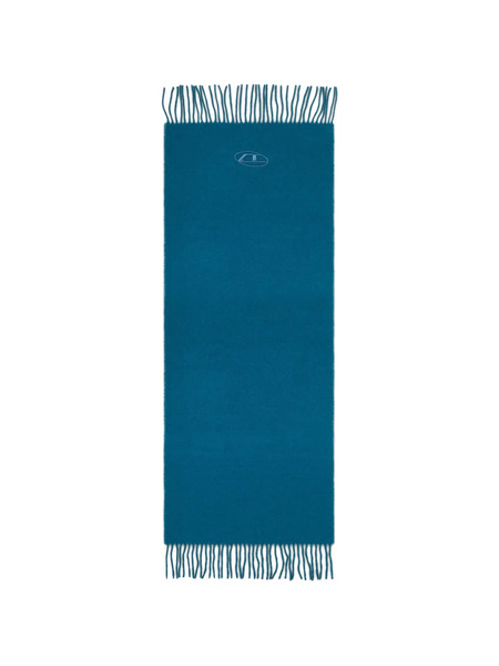  Diesel Bufanda Con D Oval En Jacquard - Azul 