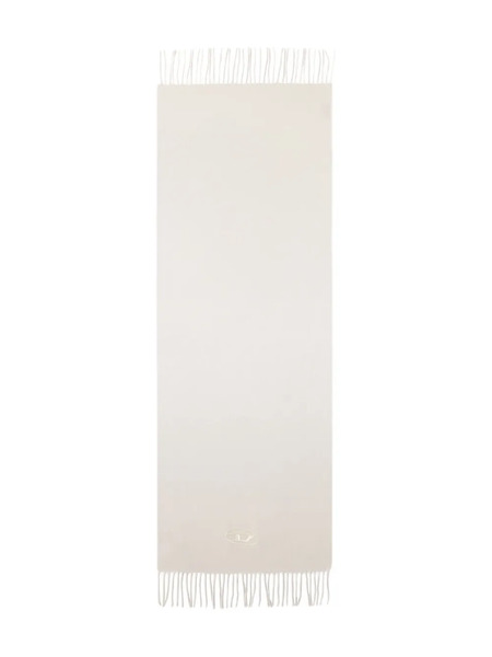  Diesel Bufanda S-imon-d-long Con Flecos - Blanco 