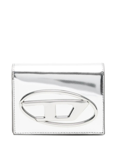  Diesel Cartera Con Logo 1dr - Plateado 
