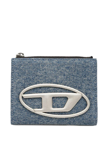  Diesel Cartera Con Placa Del Logo - Azul 