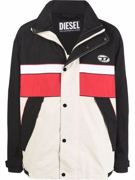  Diesel Chaqueta Con Panel En Contraste - Neutro 