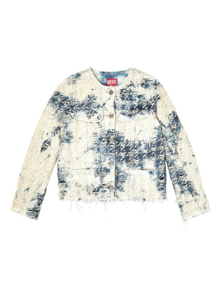  Diesel Chaqueta Deshilachada - Blanco 