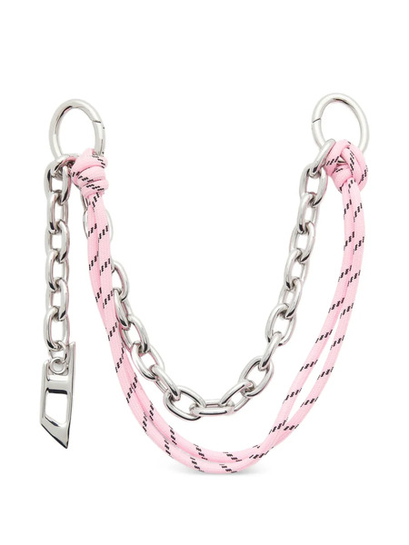  Diesel Charm Chain-d M - Plateado 