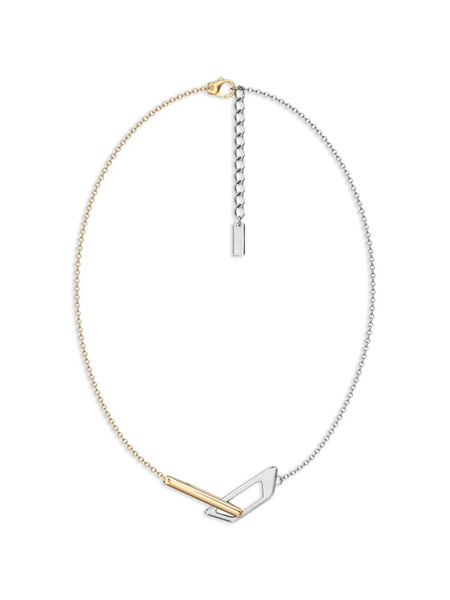  Diesel Collar De Cadena Con Componente En D - Dorado 