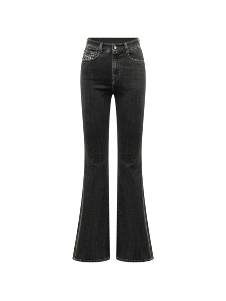  Diesel 1973 D-partt High-waisted Bootcut Jeans - Negro 