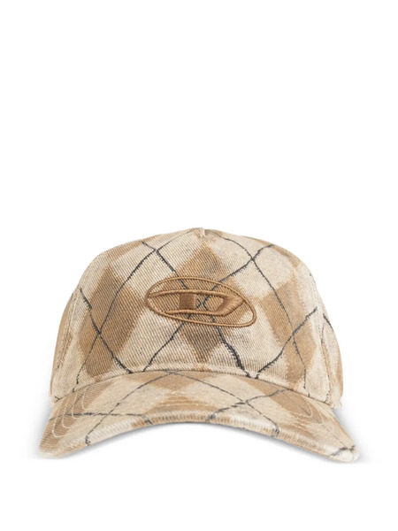  Diesel Gorra C-roumb A Rombos - Neutro 