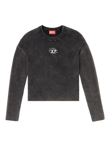  Diesel Jersey M-anchorex Con Logo - Negro 