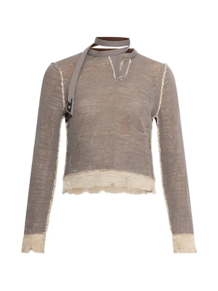  Diesel Jersey M-dracarina Deshilachado - Neutro 