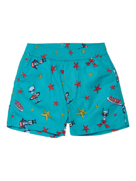  Diesel Kids Bañador Estampado - Azul 