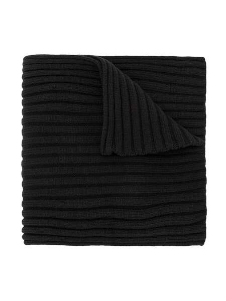  Diesel Kids Bufanda Roder Con Aplique Del Logo - Negro 