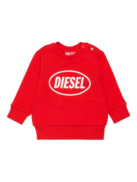  Diesel Kids Jersey Slottyb Con Logo Estampado - Rojo 
