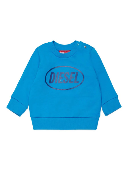  Diesel Kids Jersey Sottyb Con Logo - Azul 