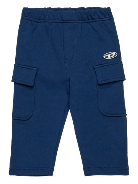 Diesel Kids Pantalones Con Bolsillo De Parche - Azul 